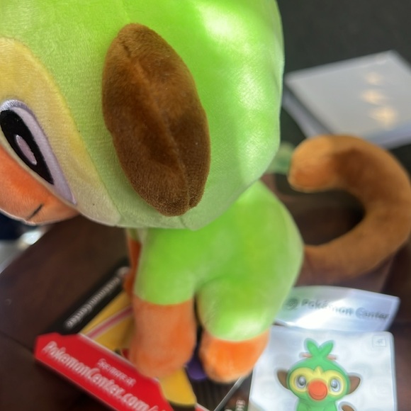 POKÉMON Grookey Plush Stuffed Animal Toy, 8 Inches, Green - Picture 3 of 3